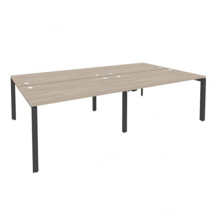 Рабочая станция на П-образном м/к ОНИКС О.МП-Д.РС-4.3.8 Дуб Аттик/Антрацит / ONIX O.MP-D.RS-4.3.8_0