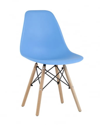 Стул Eames Style DSW голубой (разборный каркас)_0