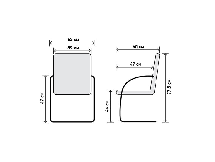 Кресло NEST D экокожа Черный_4
