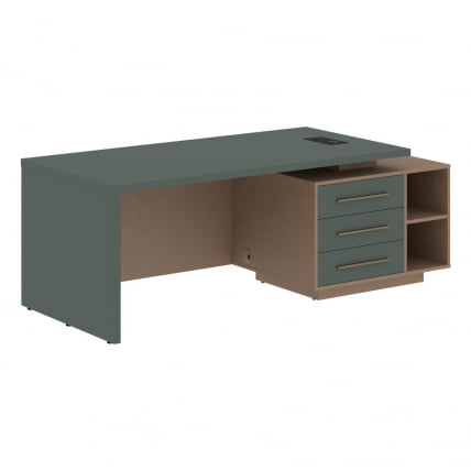 Стол руководителя правый VELION VCT 2190 R Нефрит Кобра_0