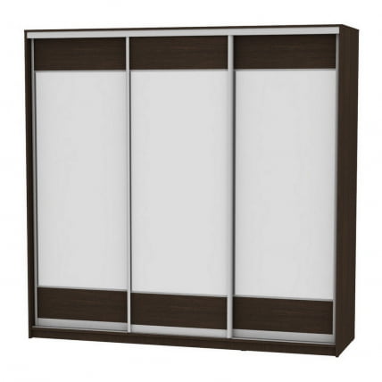 Шкаф-купе B-230х235х60-3(Венге-D8D8D8)_0