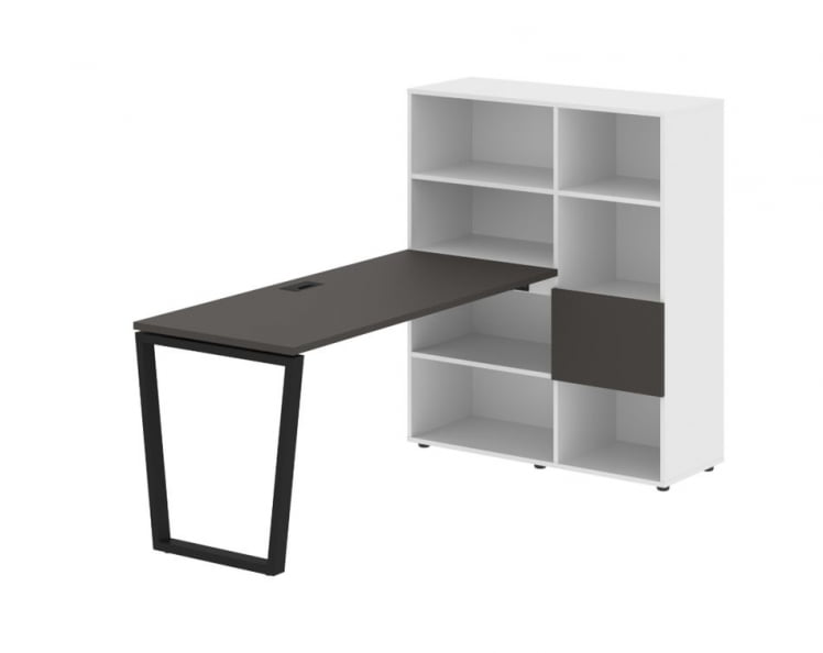 Рабочая станция ЕДИС ЕВРСТ 1115 Мокко Черный Белый / EDIS EVRST_0