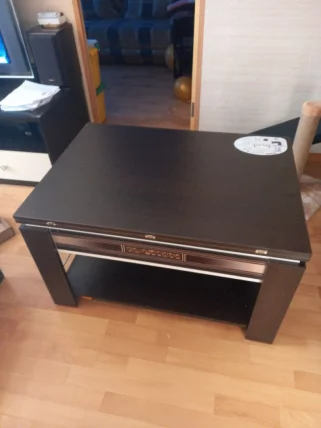 Стол журнальный Агат 24.10 Венге/Синга крем_5