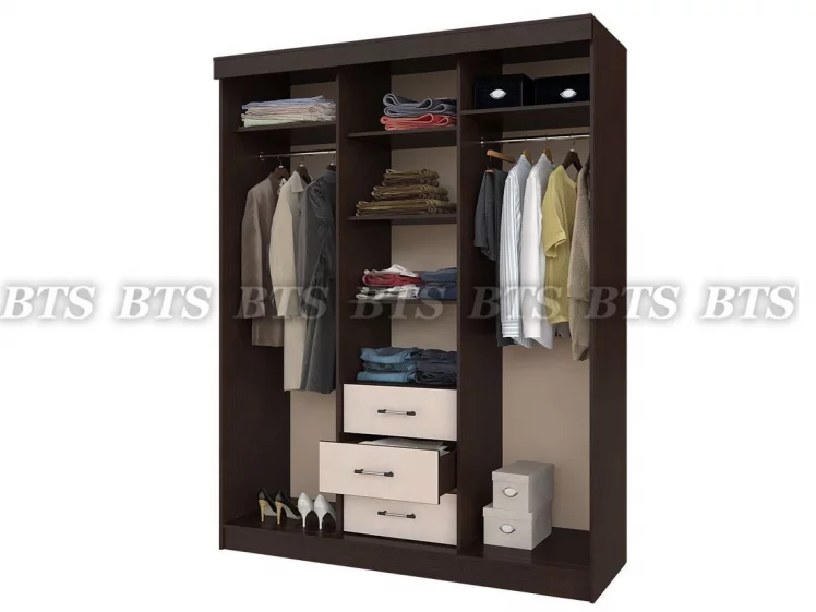 Шкаф купе Маэстро ясень шимо,дуб атланта_1