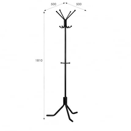 Вешалка напольная Пико 3 Черный_7