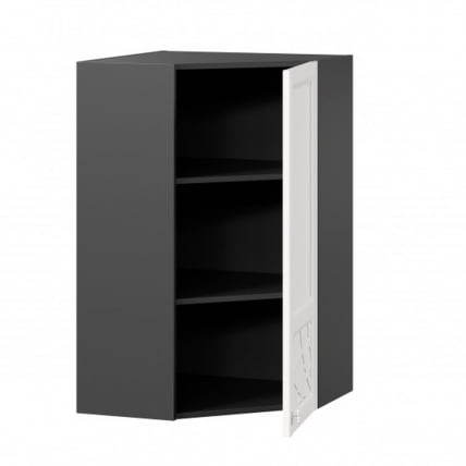 Шкаф кухонный угловой 600 высокий Джулия ЛД 284.620.000.075 Черный Белый_1