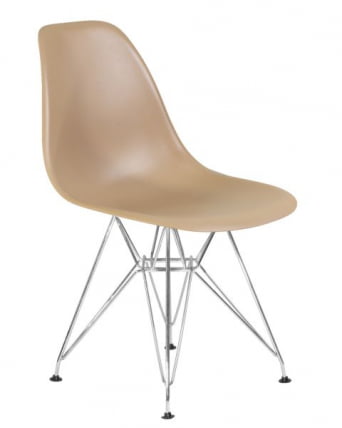 Стул обеденный ДОБРИН ДСР (ножки хром, цвет бежевый (ГР-03)) 4 шт / DOBRIN DSR (GR-03))_2