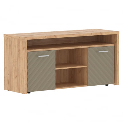 Тумба с фригобаром Torr LUX TLTF-3D Дуб Бофорд Капучино_0