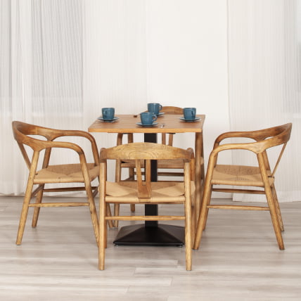 Стул ВАЛИ дерево вяз, Груша (№3), 50х46х77 см / VALI_9