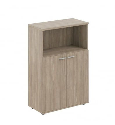 Шкаф двухдверный средний с нишей Sigma SG.846.OD.OD Дуб темный_0