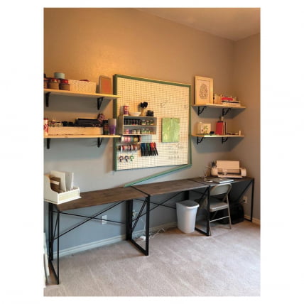 Стол на металлокаркасе BRABIX LOFT CD-002 Мореный дуб_11