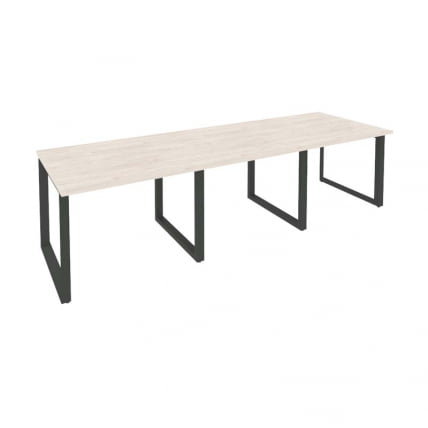 Стол переговорный (3 столешницы) ОНИКС О.МО-ПРГ-3.1 Денвер Светлый/Антрацит / ONIX O.MO-PRG-3.1_0