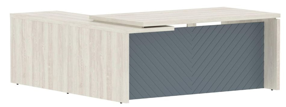 Стол руководителя правый Торр ЛУКС ТЛCТ 1820 Р Сосна Эдмонд Серо-голубой / Torr LUX TLCT R_0