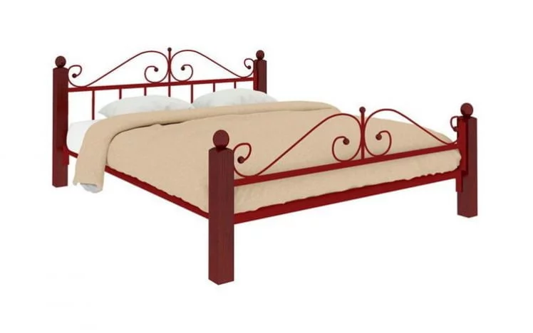 Кровать Диана Lux plus 1800х1900 Красная_0