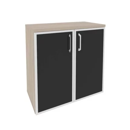 Шкаф низкий широкий ОНИКС О.СТ-3.2Р блаcк Дуб Аттик / ONIX O.ST-3.2R black_0