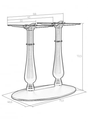 Подстолье обеденное ДОБРИН АНДРЕВ / DOBRIN ANDREW_4