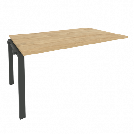 Проходной наборный элемент переговорного стола ОНИКС О.МП-НПРГ-4 Тиквуд Светлый/Антрацит / ONIX O.MP-NPRG-4_0