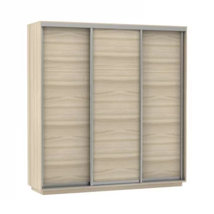 Шкаф-купе трехдверный Экспресс Трио Элемент 2100х2200х Ясень шимо светлый / 2100х2200h_0