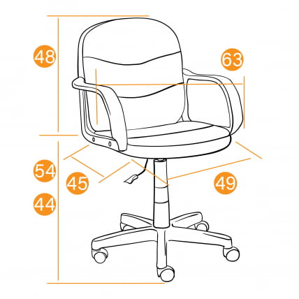 Кресло BAGGI PA флок , коричневый/бежевый, 6/7_12
