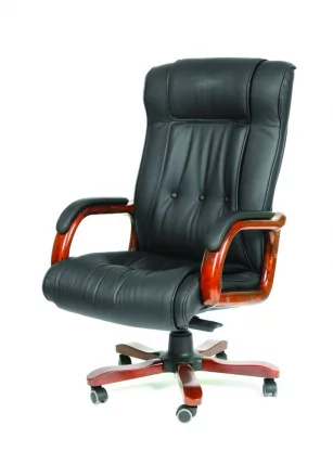 Кресло руководителя CHAIRMAN 653 кожа Коричневый_1