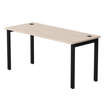 Стол прямой на металлокаркасе, опоры 45 гр Everprof EVO 254S004 Дуб Соната Черный_0