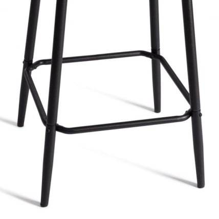 Барный стул Medeo/Медео экокожа , черный, 45х56х113 см_6