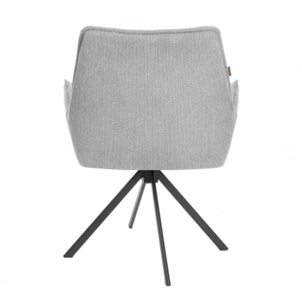 Кресло Murano/Мурано опора 360, велюр/букле (HYP), светло-серый_3