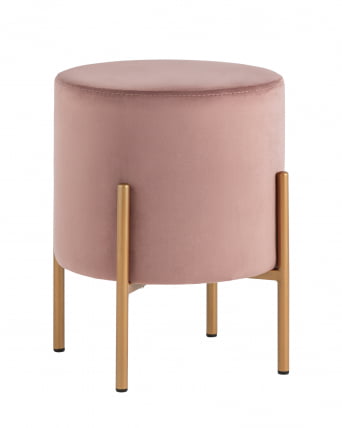Пуф Кейси велюр Пыльно-розовый_0