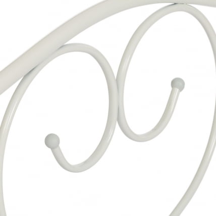 Кровать MALVA (mod. 9303) металл, 90*200 см (Single bed), White (белый)_5