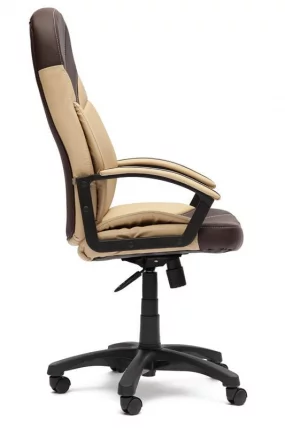 Кресло руководителя Twister коричневый+бежевый_2