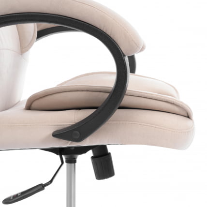 Кресло руководителя ОРЕОН металБЛ велюр, бежевый, 7 / OREON metalBL_9