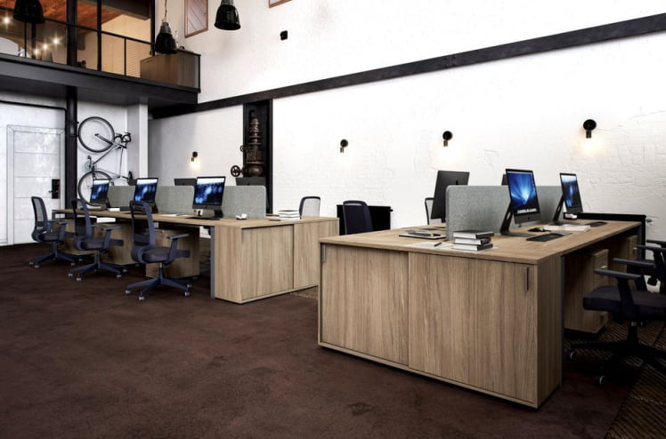 Мебель для офиса Sigma №6 Дуб темный_0