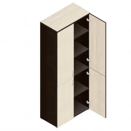 Шкаф для документов Р.Ш-2Д дуб молочный_0