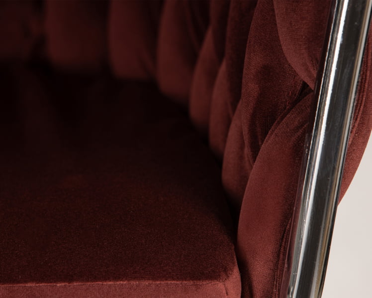 Стул барный DOBRIN MARCEL Винный велюр MJ9-35_7