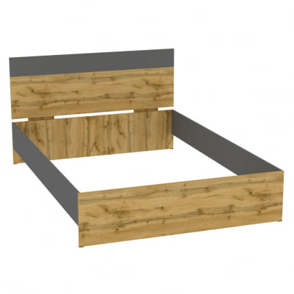 Кровать Алиса(L19)1447х903х2063(ДВ-Графит)_0