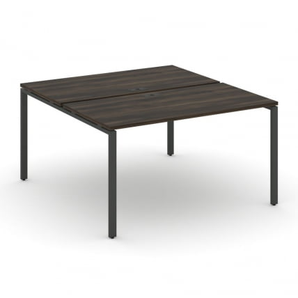 Рабочая станция двухсторонняя на 2 места CONCEPT CN.DRS-002 Дуб Мали Антрацит_0