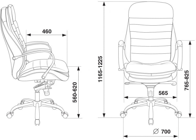 Кресло руководителя Бюрократ T-9950/BLACK_4