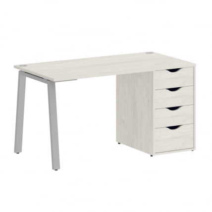 Стол письменный HOME OFFICE VR.SP-3-138.4.A Дуб Наварра/Серый металл_0