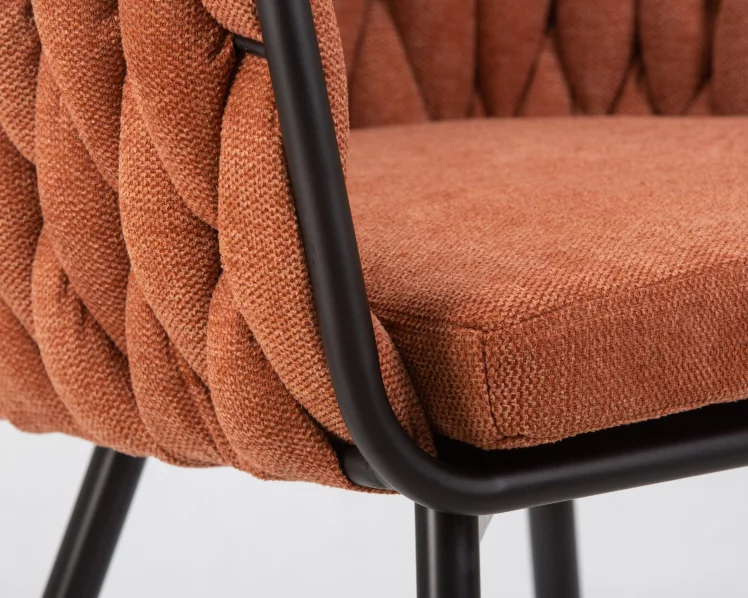 Стул обеденный DOBRIN MATILDA Оранжевая ткань LAR 275-27_7