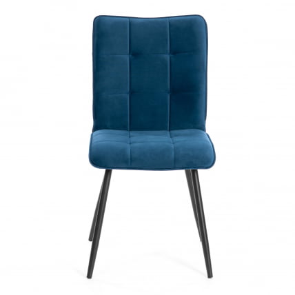 Стул обеденный Бари ЛТ, велюр, Дэрк блуе (темно-синий), 41х55х89 см / Bari LT, Dark blue_4