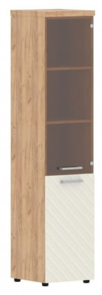 Шкаф колонка комбинированная с топом (левый) Torr LUX TLHC 42.2 L Дуб Бофорд Латте_0