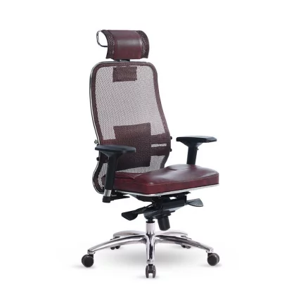 Кресло руководителя Samurai SL-3.04 Темно-бордовый_0