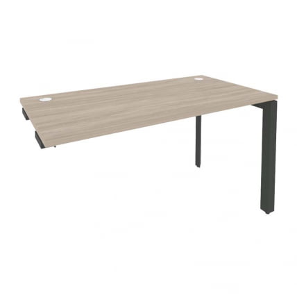 Стол-приставка на П-образном м/к к опорным элементам ОНИКС О.МП-СПР-3.7 Дуб Аттик/Антрацит / ONIX O.MP-SPR-3.7_0