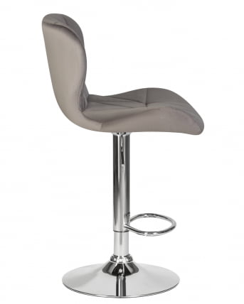 Стул барный DOBRIN BARNY Серый велюр MJ9-75_2