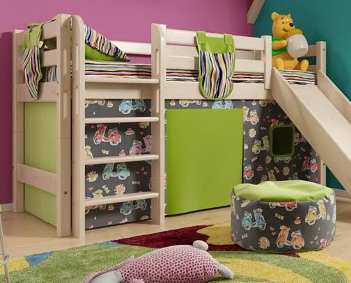 Шторы на низкую кровать Соня (эдна полоса/песко сиреневый)_0