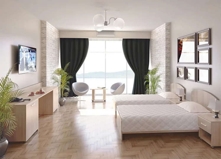 Тумба прикроватная с дверью и полкой (левая) LIGHT С-ТПД-2 Л Акация Лорка_2