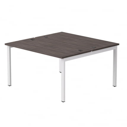 Бенч-система на 2 места на металлокаркасе, опоры 90 гр Everprof EVO 254S018 Дуб Пасадена Белый (1380)_0