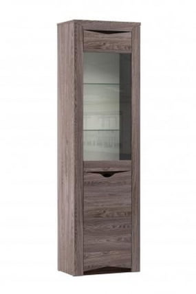 Шкаф-пенал Лючия 33.14-01 Ясень анкор темный Венге_0