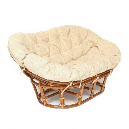 Кресло МАМАСАН/МАМАСАН 23/02 В /с подушкой/ подушка 182х119 см, 169х102х80 см, Пекан (орех), ткань, Старт / MAMASAN/МАМАСАН W Pecan_6