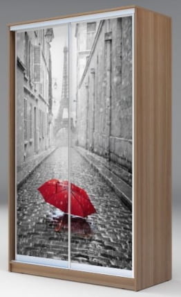 Шкаф-купе Хит-24-12-77 Париж Ясень шимо темный_0